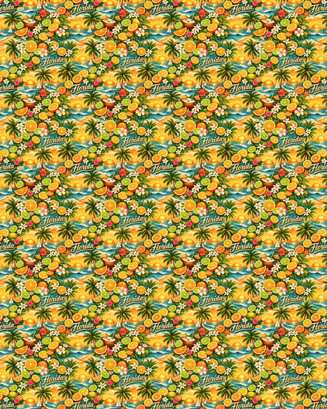 Florida Tropical Bloom Sherpa Blanket - London Penny Gift Wrap