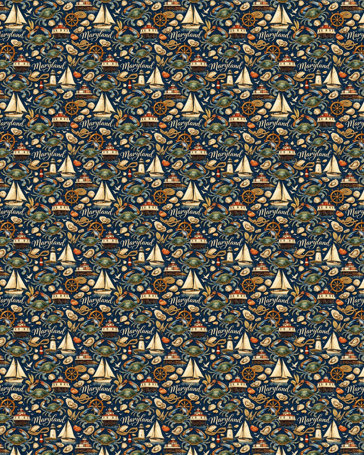 Maryland Chesapeake Classic Sherpa Blanket - London Penny Gift Wrap
