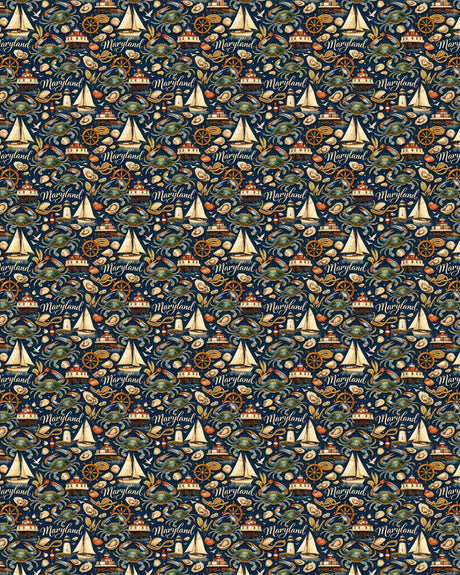 Maryland Chesapeake Classic Sherpa Blanket - London Penny Gift Wrap