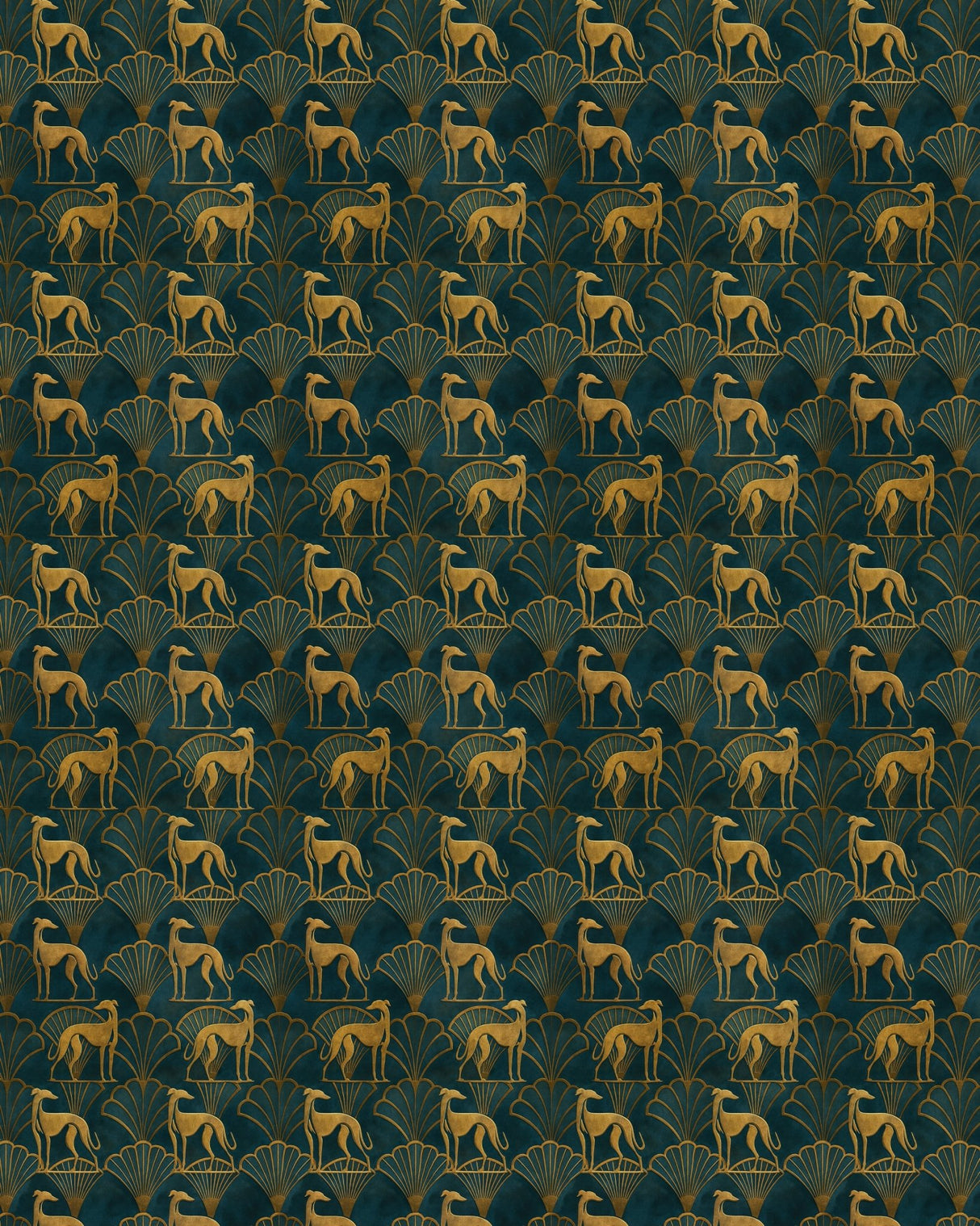 Greyhound Gatsby Sherpa Blanket - London Penny Gift Wrap
