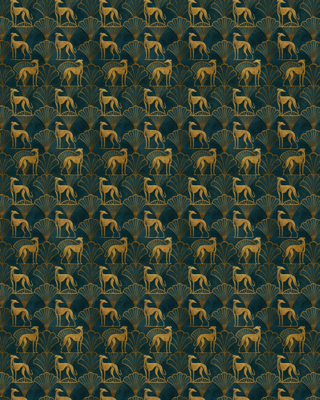 Greyhound Gatsby Sherpa Blanket - London Penny Gift Wrap