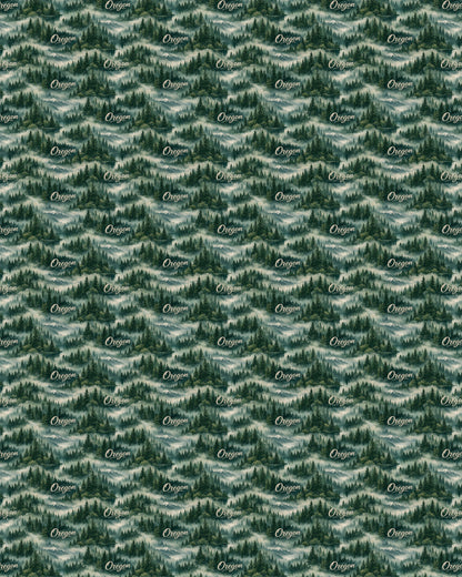 Oregon Forest & Fog Sherpa Blanket