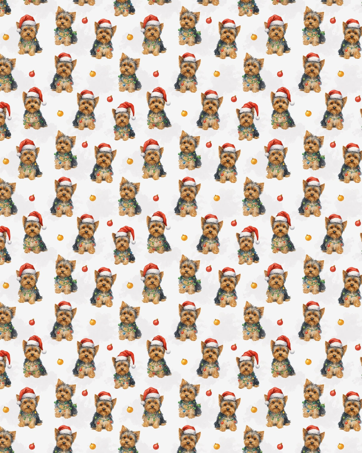 Santa's Little Yorkie Sherpa Blanket - London Penny Gift Wrap