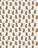 Santa's Little Yorkie Sherpa Blanket - London Penny Gift Wrap
