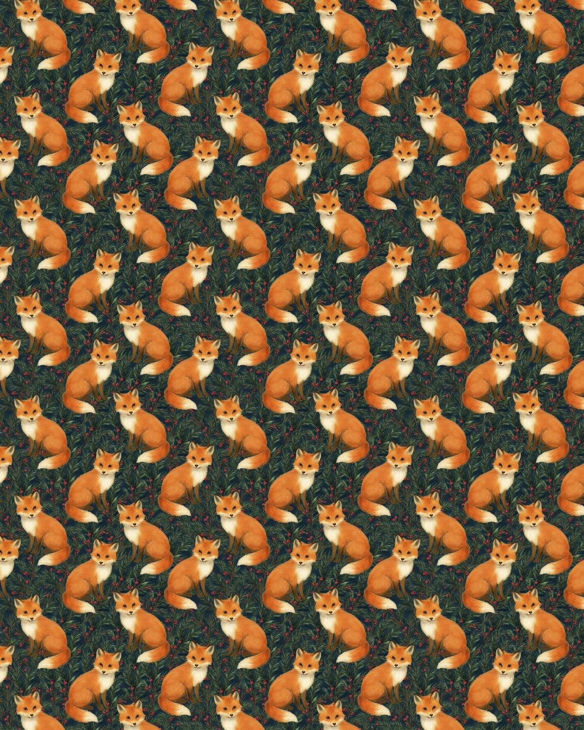 Fox in the Pines Sherpa Blanket - London Penny Gift Wrap