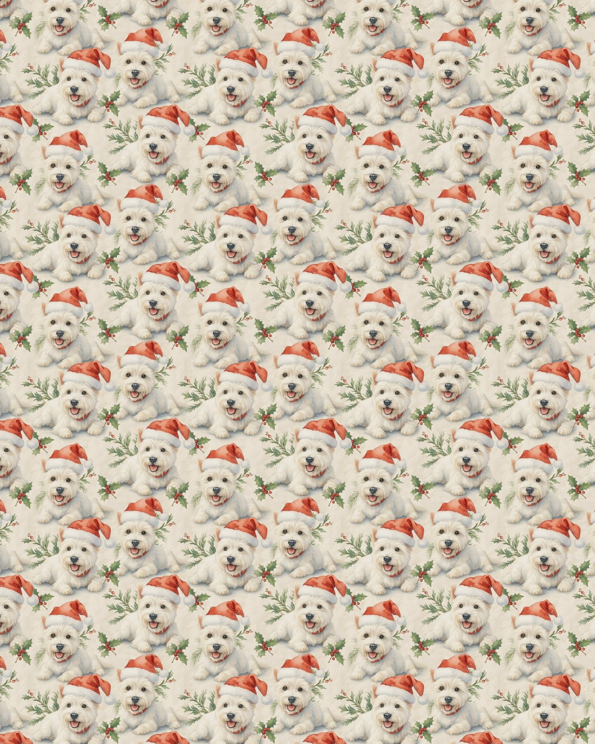 Santa Hat & Holly Hugs Sherpa Blanket - London Penny Gift Wrap