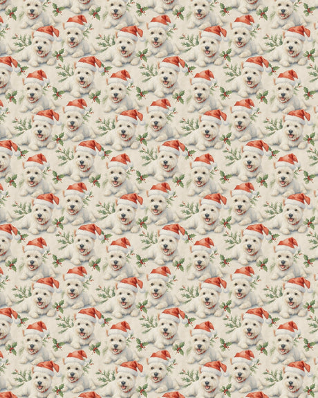 Santa Hat & Holly Hugs Sherpa Blanket - London Penny Gift Wrap
