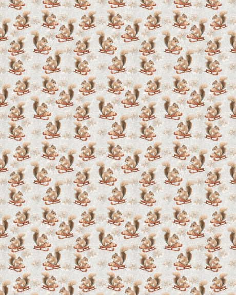 Snowbound Squirrel Sherpa Blanket - London Penny Gift Wrap