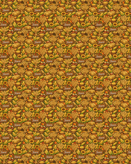 Iowa Harvest Grain Sherpa Blanket - London Penny Gift Wrap