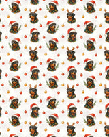 Winter Watch Rottweiler Sherpa Blanket - London Penny Gift Wrap