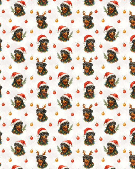 Winter Watch Rottweiler Sherpa Blanket - London Penny Gift Wrap