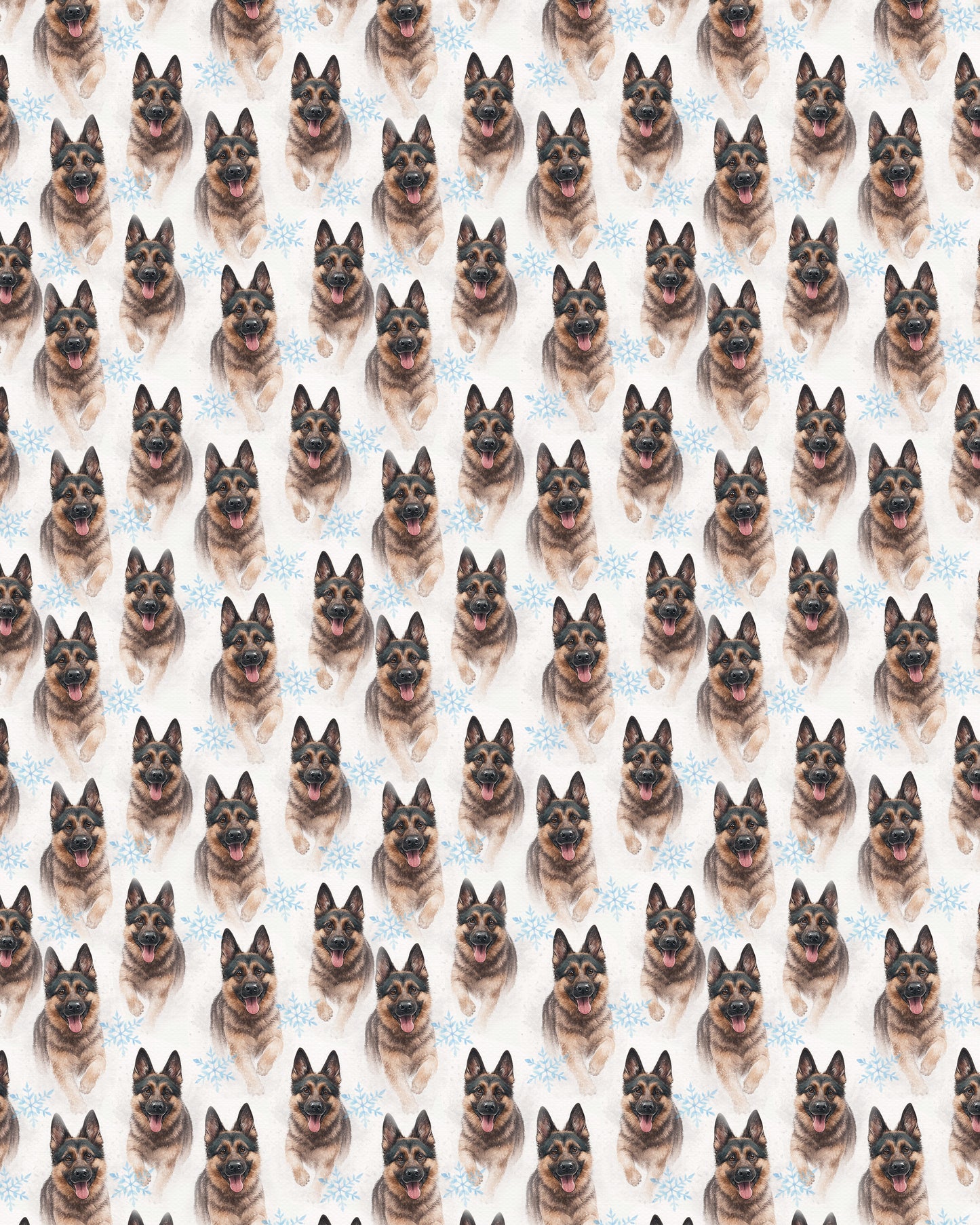 Snowflakes & Shepherds Sherpa Blanket