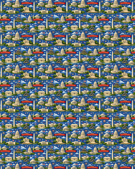 District of Columbia – Capital Classic Sherpa Blanket - London Penny Gift Wrap
