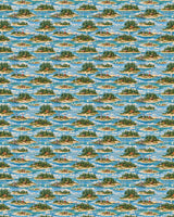 North Carolina Coastal & Pine Sherpa Blanket - London Penny Gift Wrap