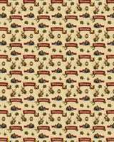 Wisconsin Northwoods Cabin Sherpa Blanket - London Penny Gift Wrap