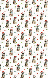 Howly Jolly Huskies - London Penny Gift Wrap