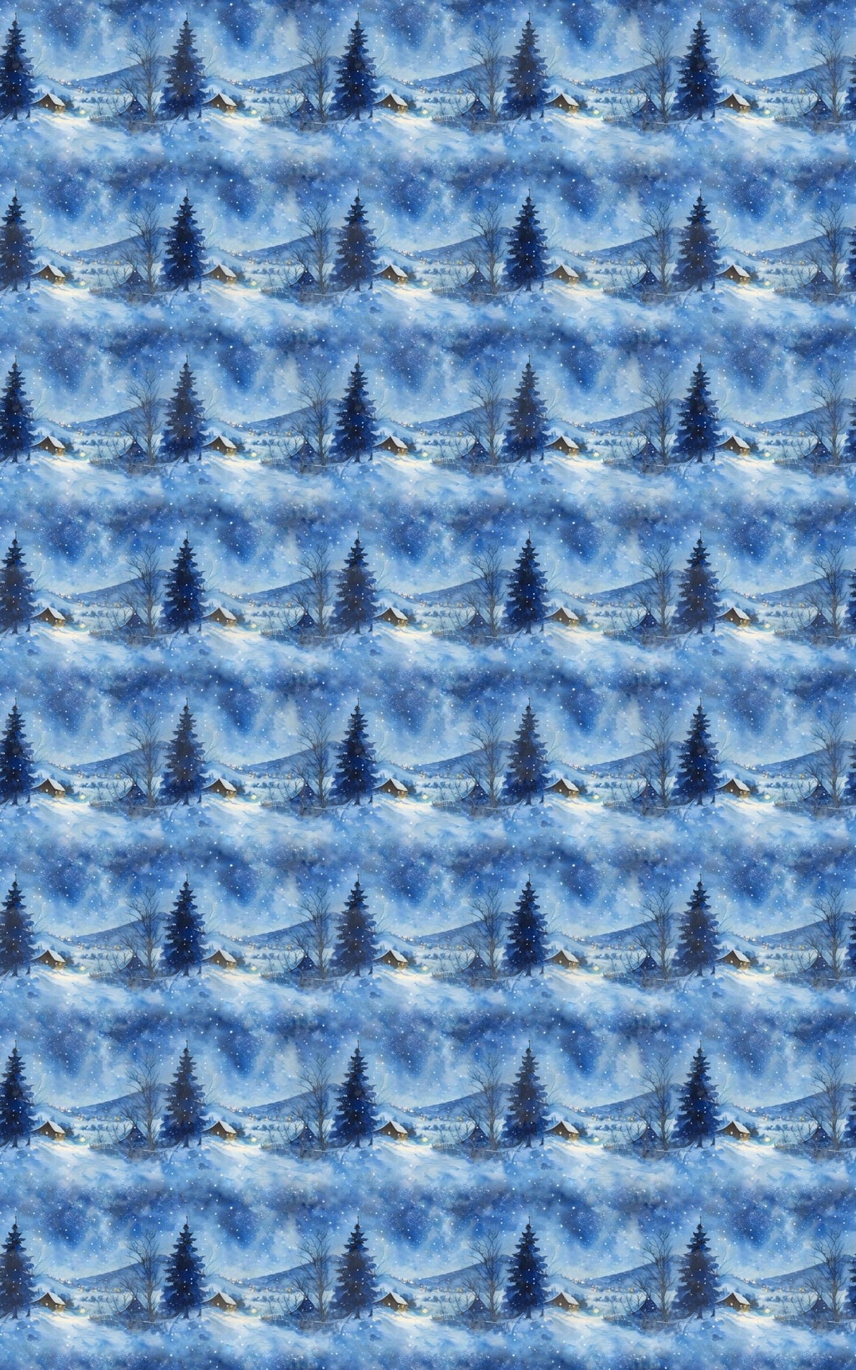 Silent Snowfall - London Penny Gift Wrap