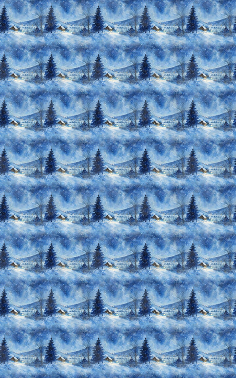 Silent Snowfall - London Penny Gift Wrap