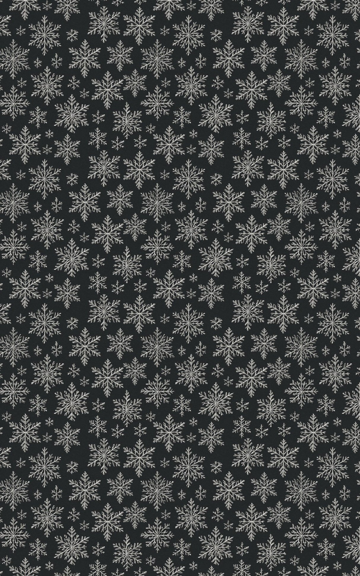 Silver Snowflake Elegance - London Penny Gift Wrap