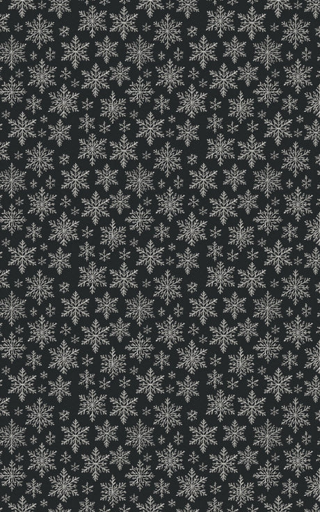 Silver Snowflake Elegance - London Penny Gift Wrap