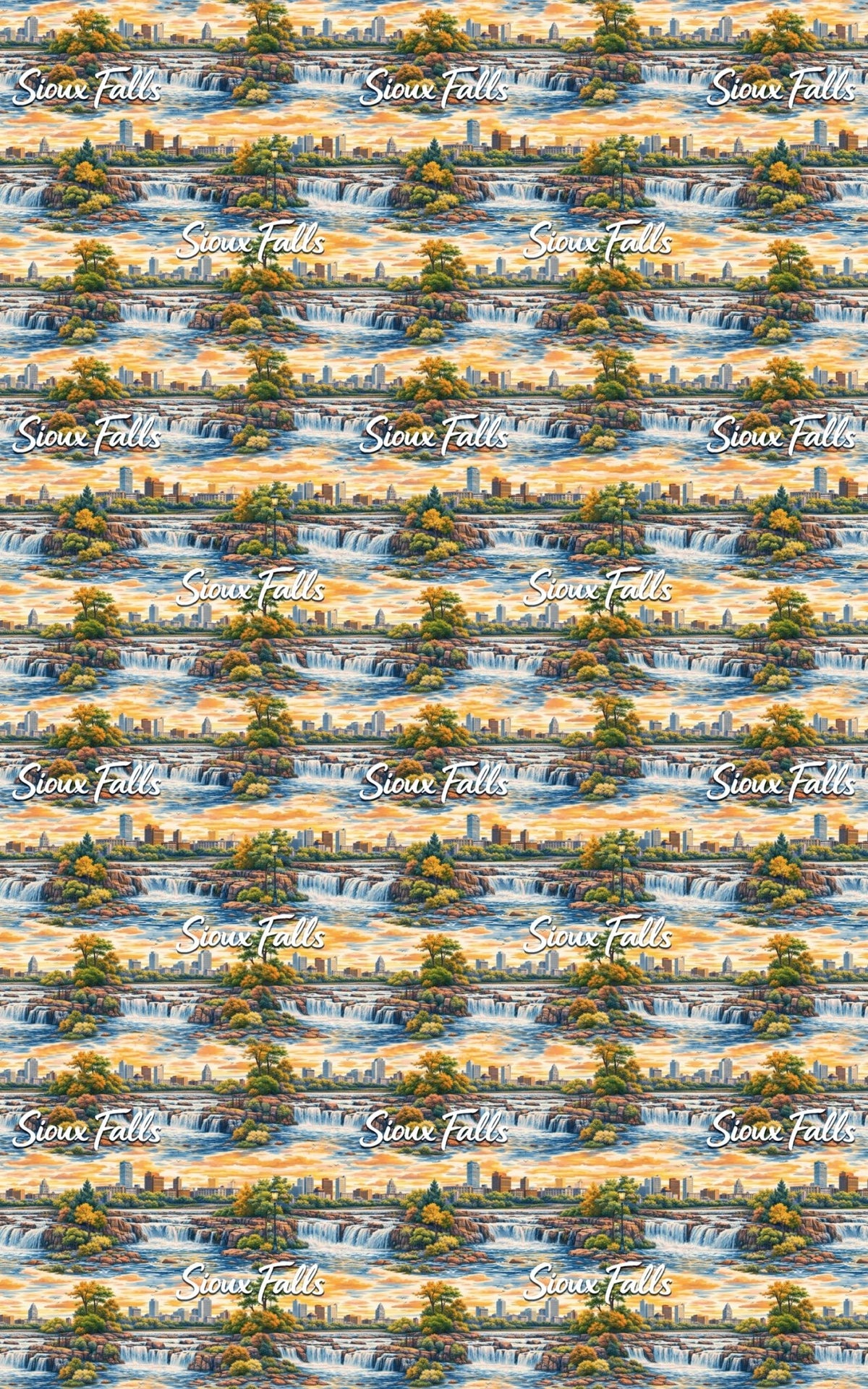 Sioux Falls Park Glow - London Penny Gift Wrap