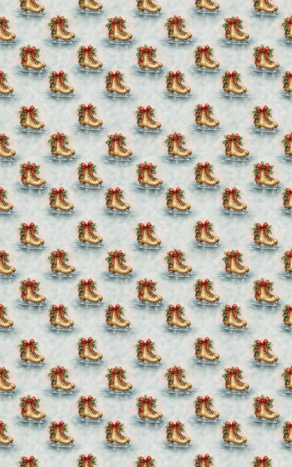 Skates On Ice - London Penny Gift Wrap