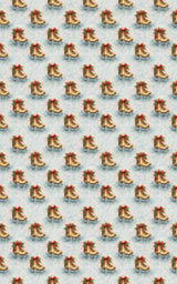 Skates On Ice - London Penny Gift Wrap