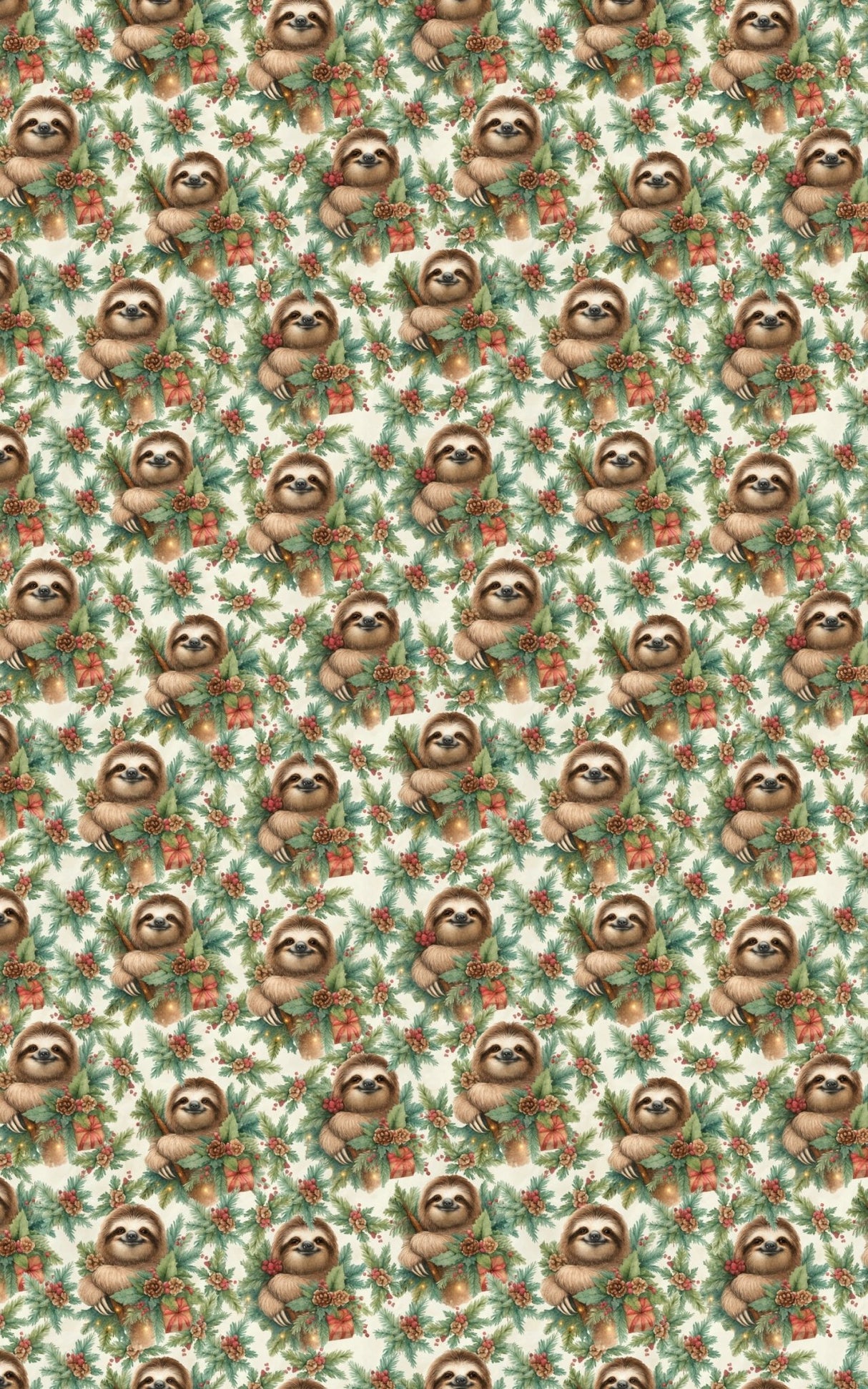 Slow & Mistletoe - London Penny Gift Wrap