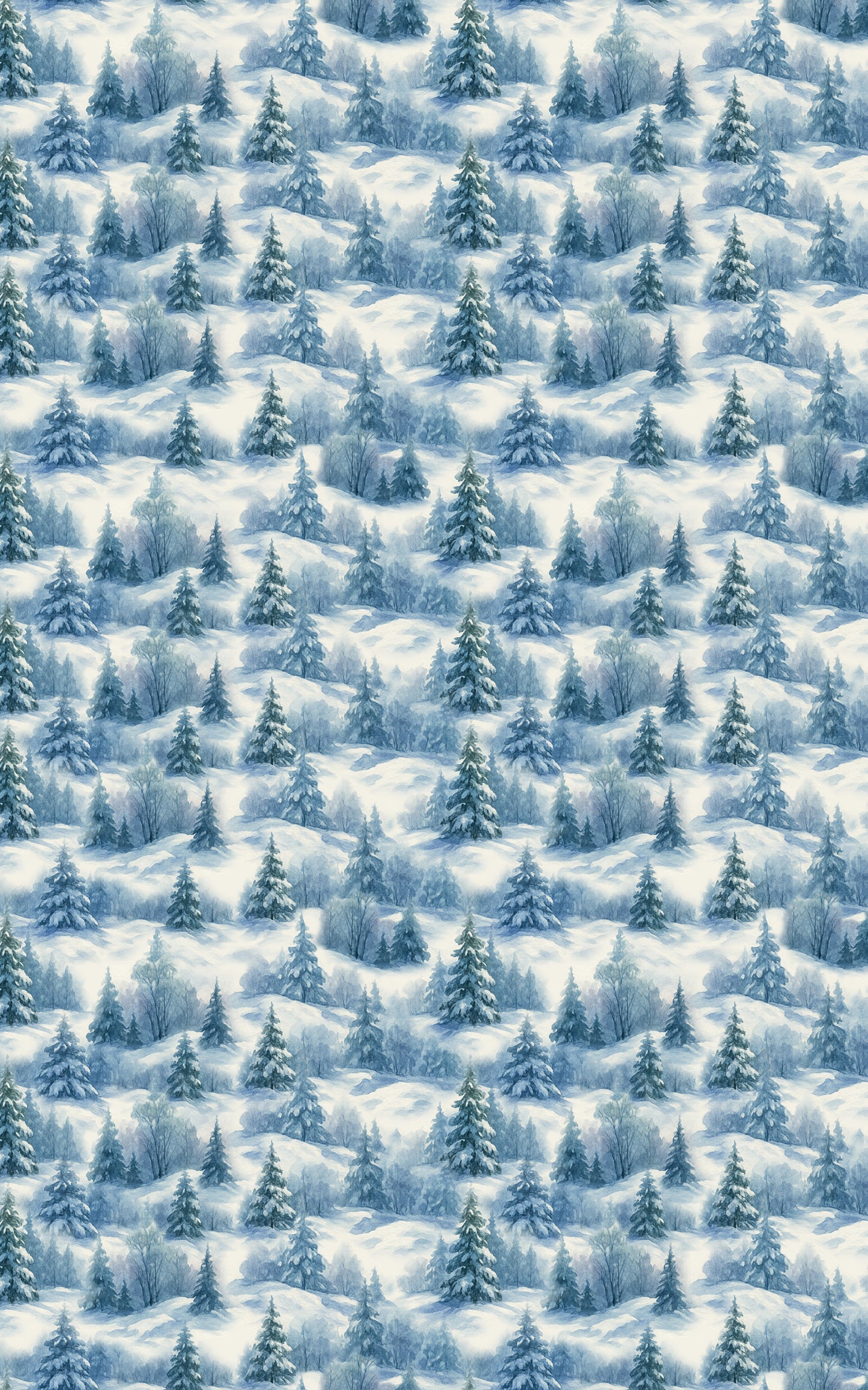 Enchanted Snowy Forest