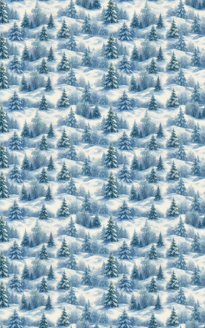 Enchanted Snowy Forest