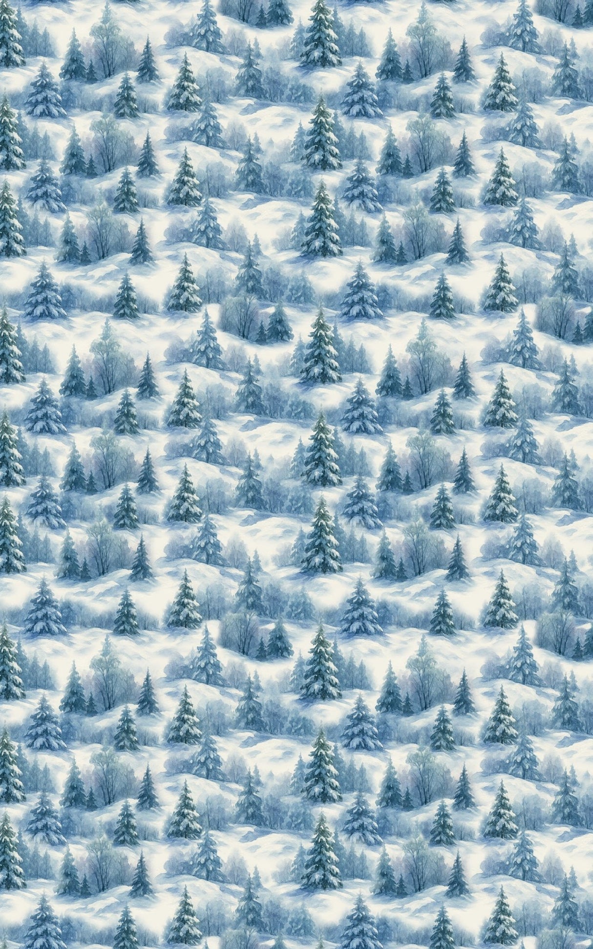 Enchanted Snowy Forest - London Penny Gift Wrap