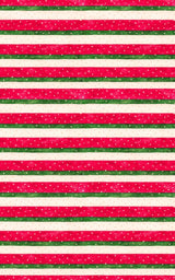 Snowfall on Candy Ribbons Wrapping Paper - London Penny Gift Wrap