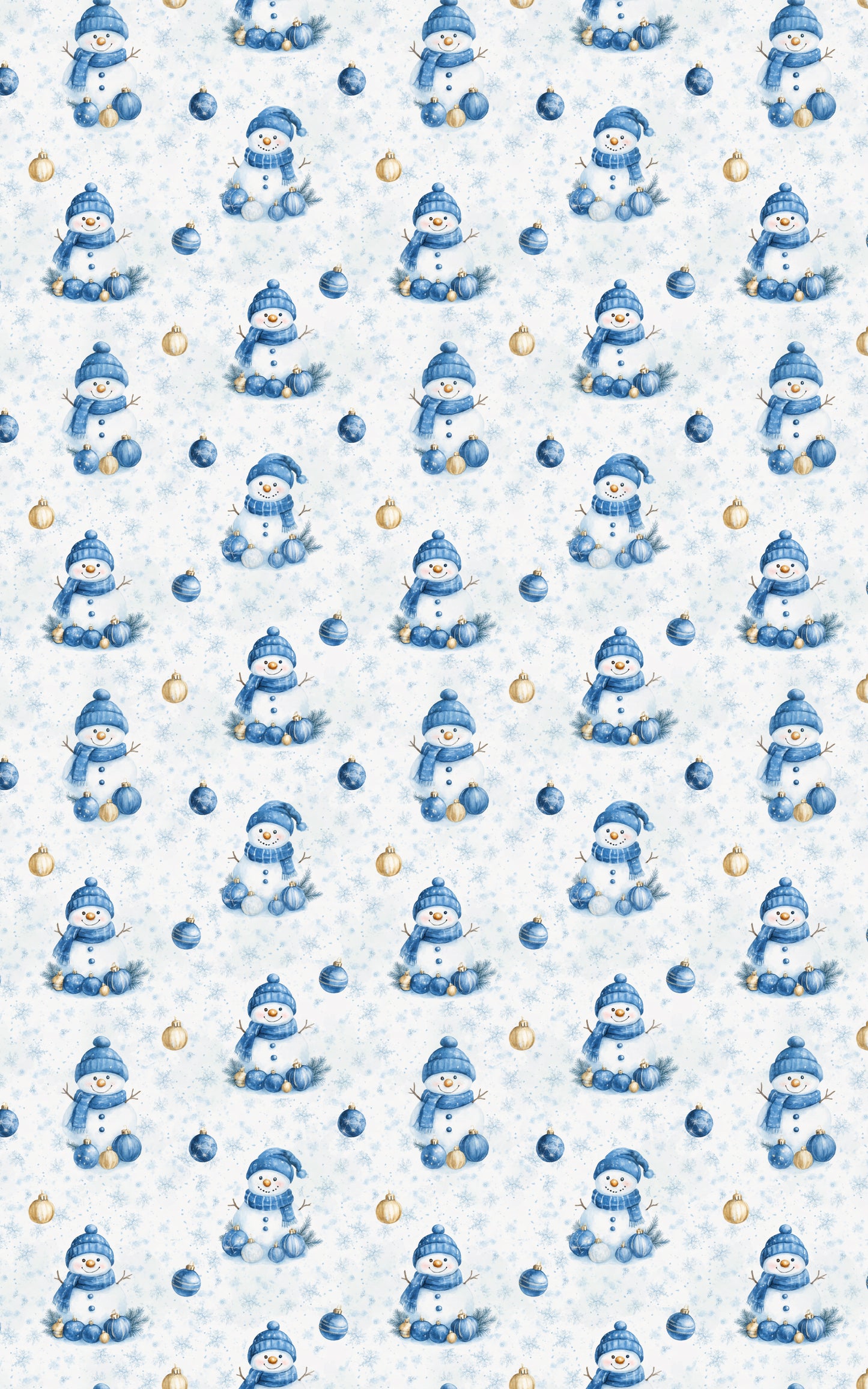 Bluebell Snowman