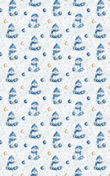 Bluebell Snowman - London Penny Gift Wrap