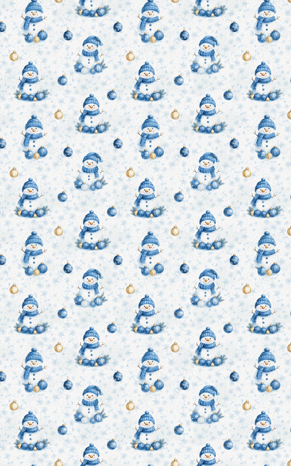 Bluebell Snowman