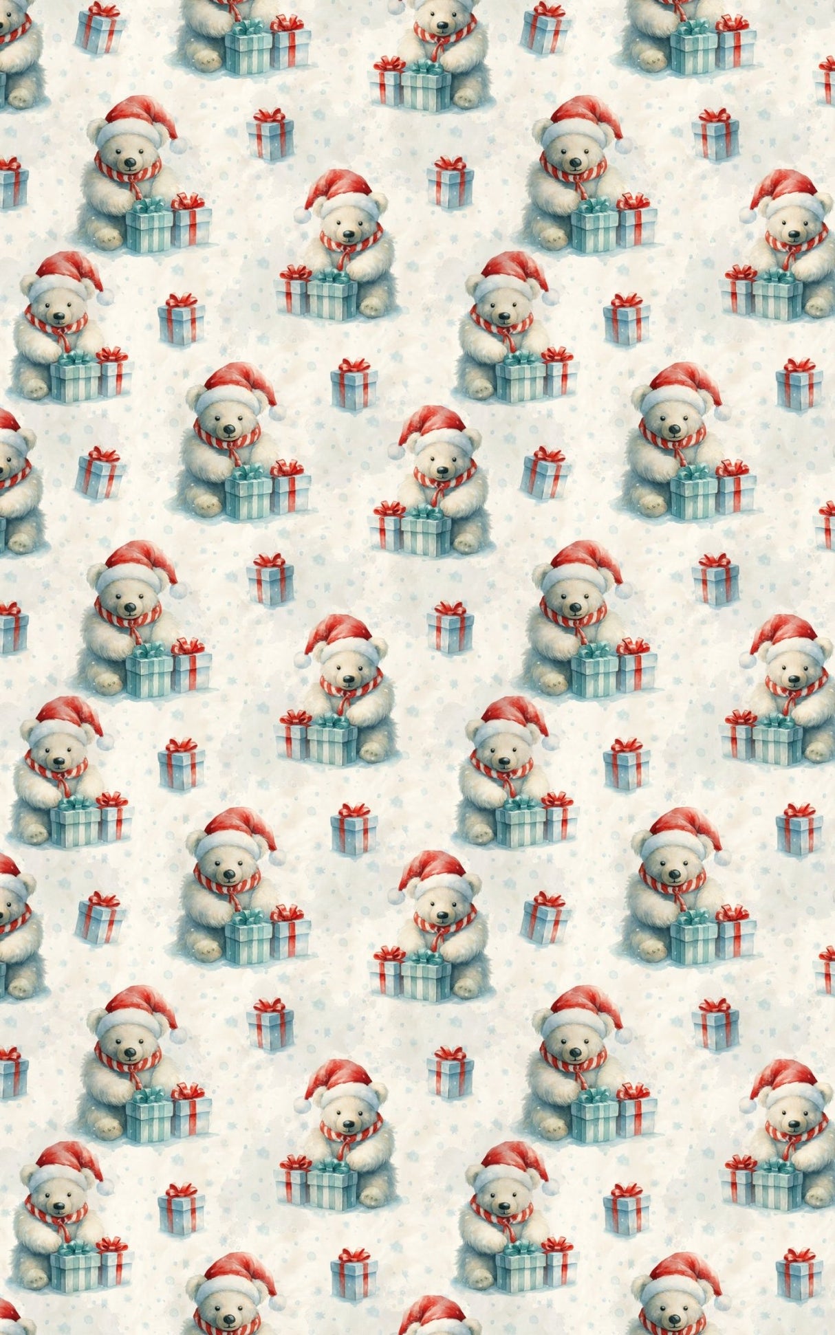 Polar Bear Cheer - London Penny Gift Wrap