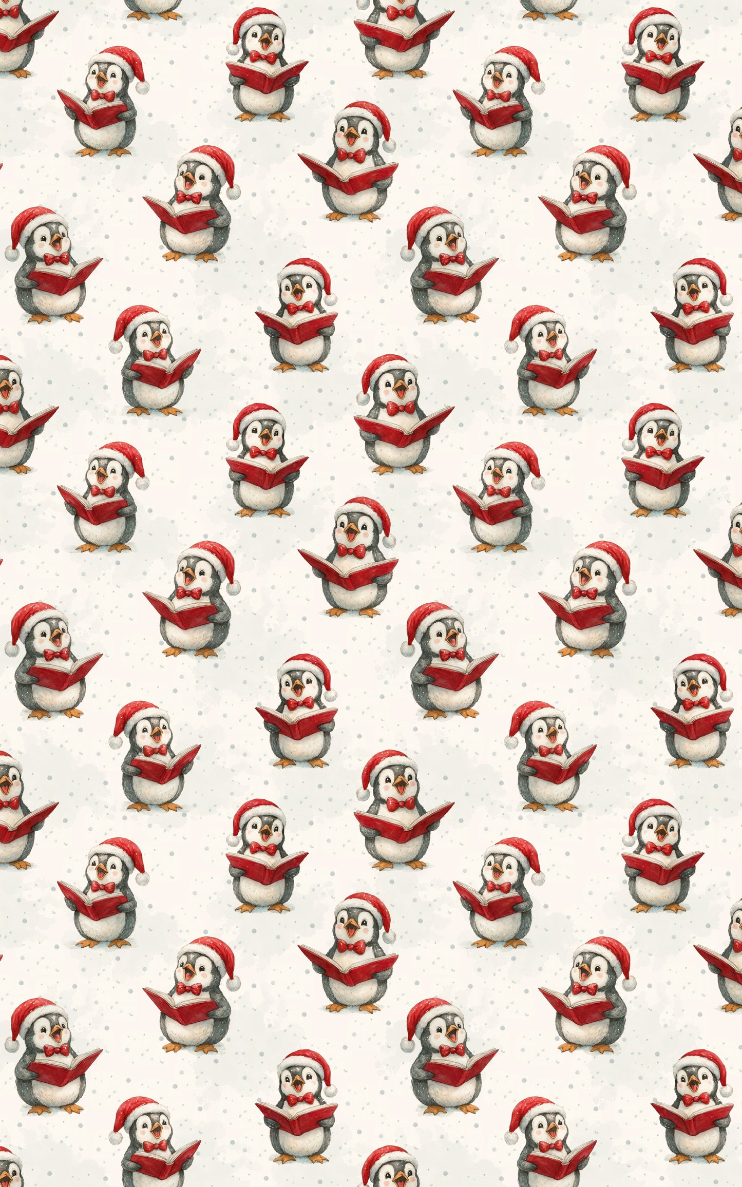 Snowy Caroling Penguin