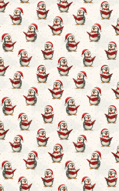 Snowy Caroling Penguin