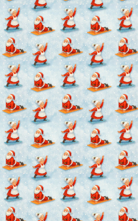 The Merry Yoga Flow - London Penny Gift Wrap