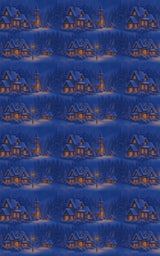 Snowy Village - London Penny Gift Wrap