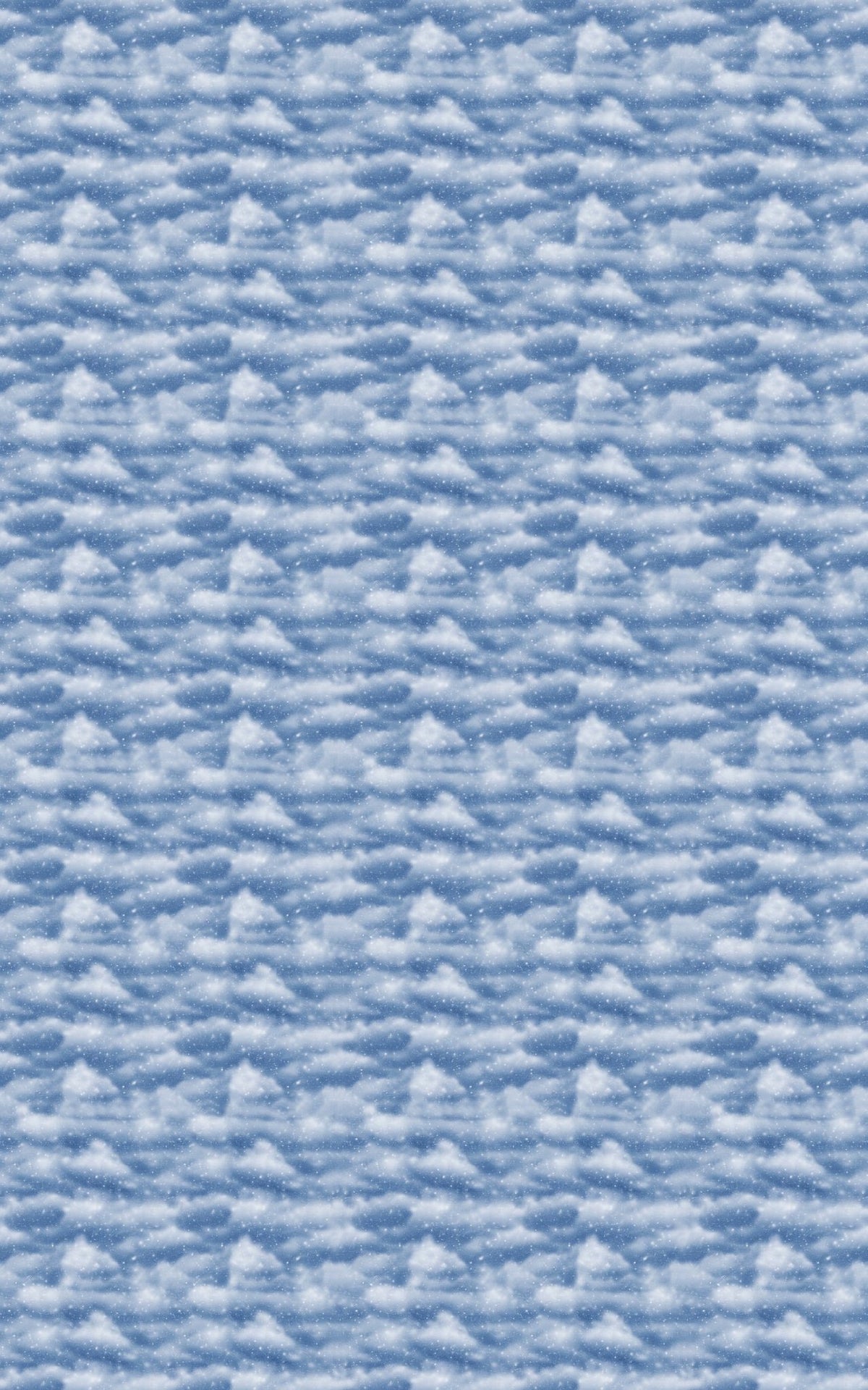 Soft Snow Drift Clouds - London Penny Gift Wrap