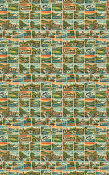 South Carolina Postcard Memories - London Penny Gift Wrap