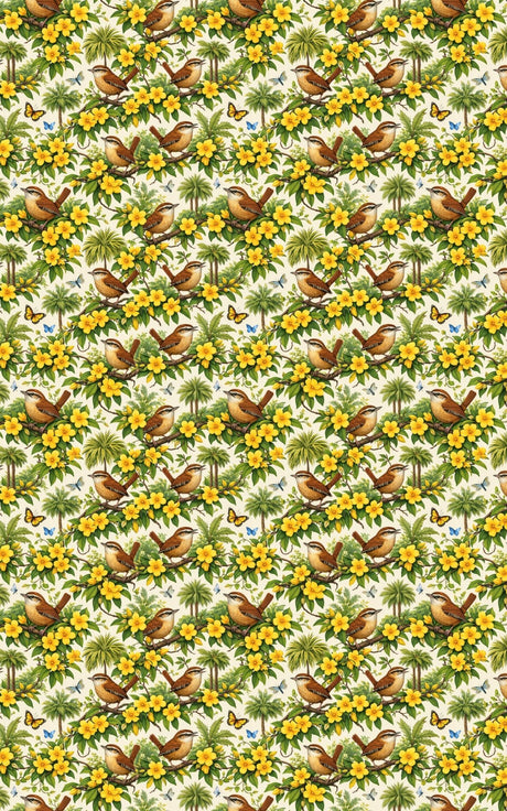 South Carolina Flora & Fauna - London Penny Gift Wrap