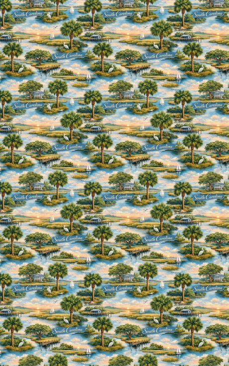 South Carolina Lowcountry Grace - London Penny Gift Wrap
