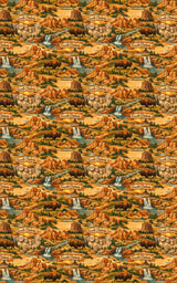 South Dakota Badlands Beauty - London Penny Gift Wrap