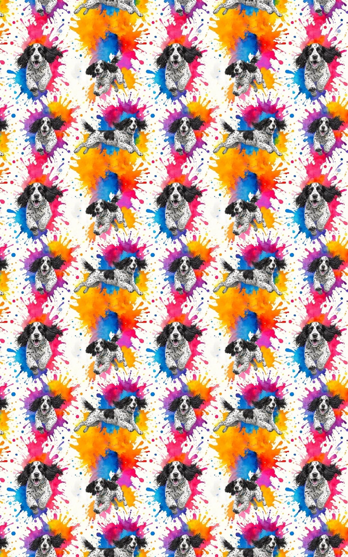 Spaniel Splash - London Penny Gift Wrap