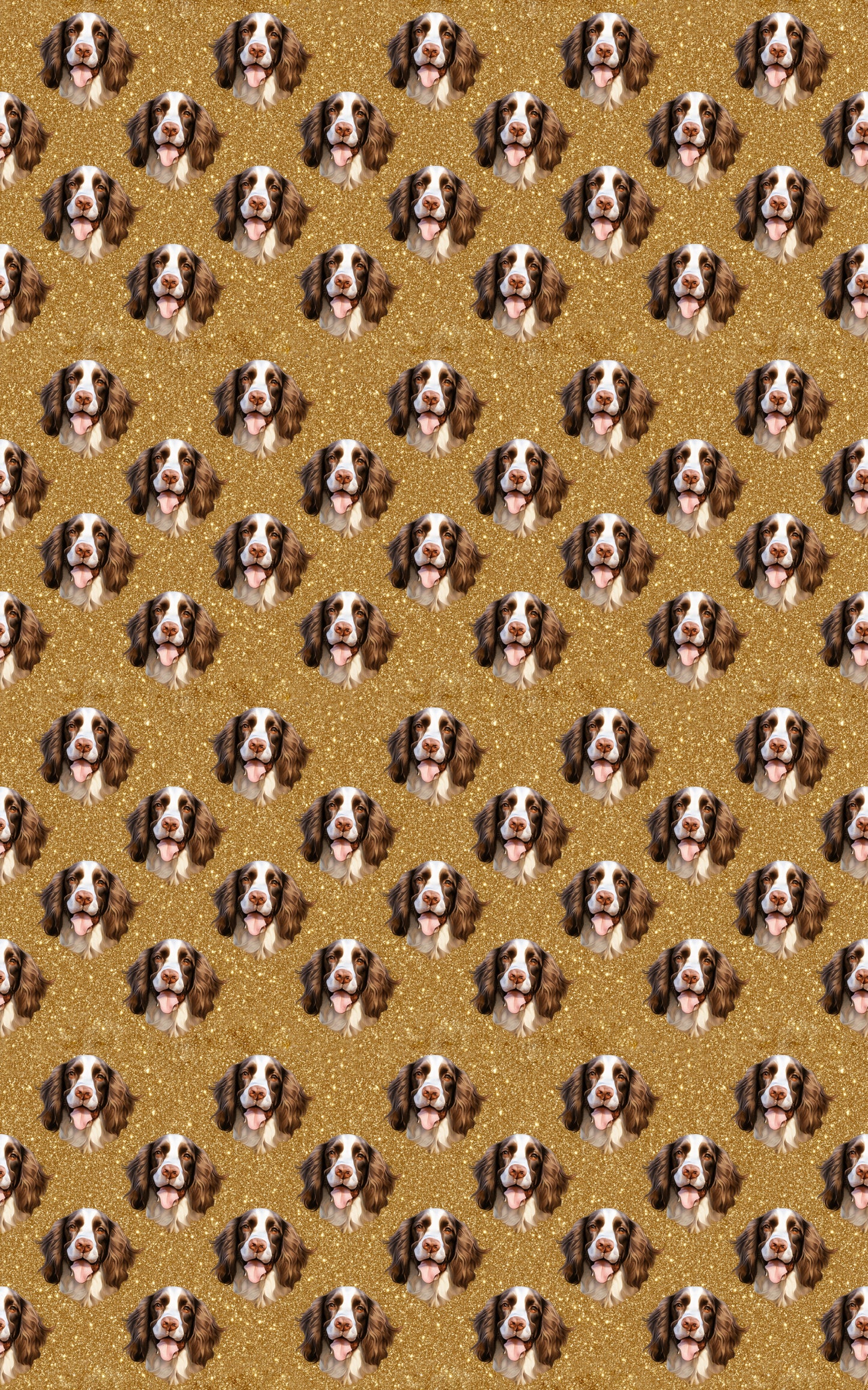 Spaniel Sparkle Plaid