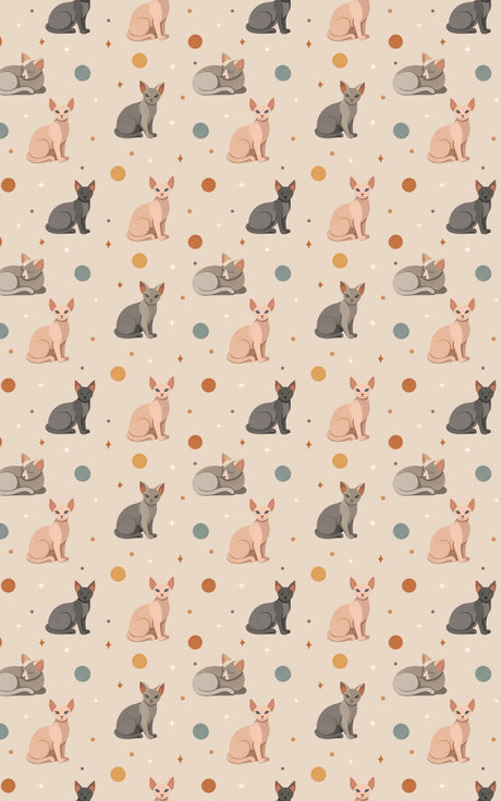 Sphynx Geometry - London Penny Gift Wrap