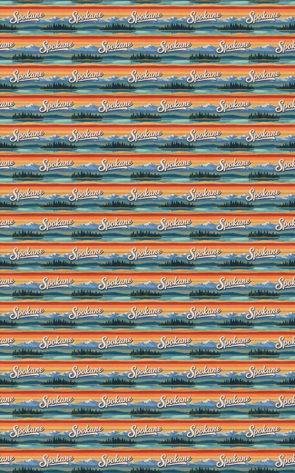 Spokane - London Penny Gift Wrap