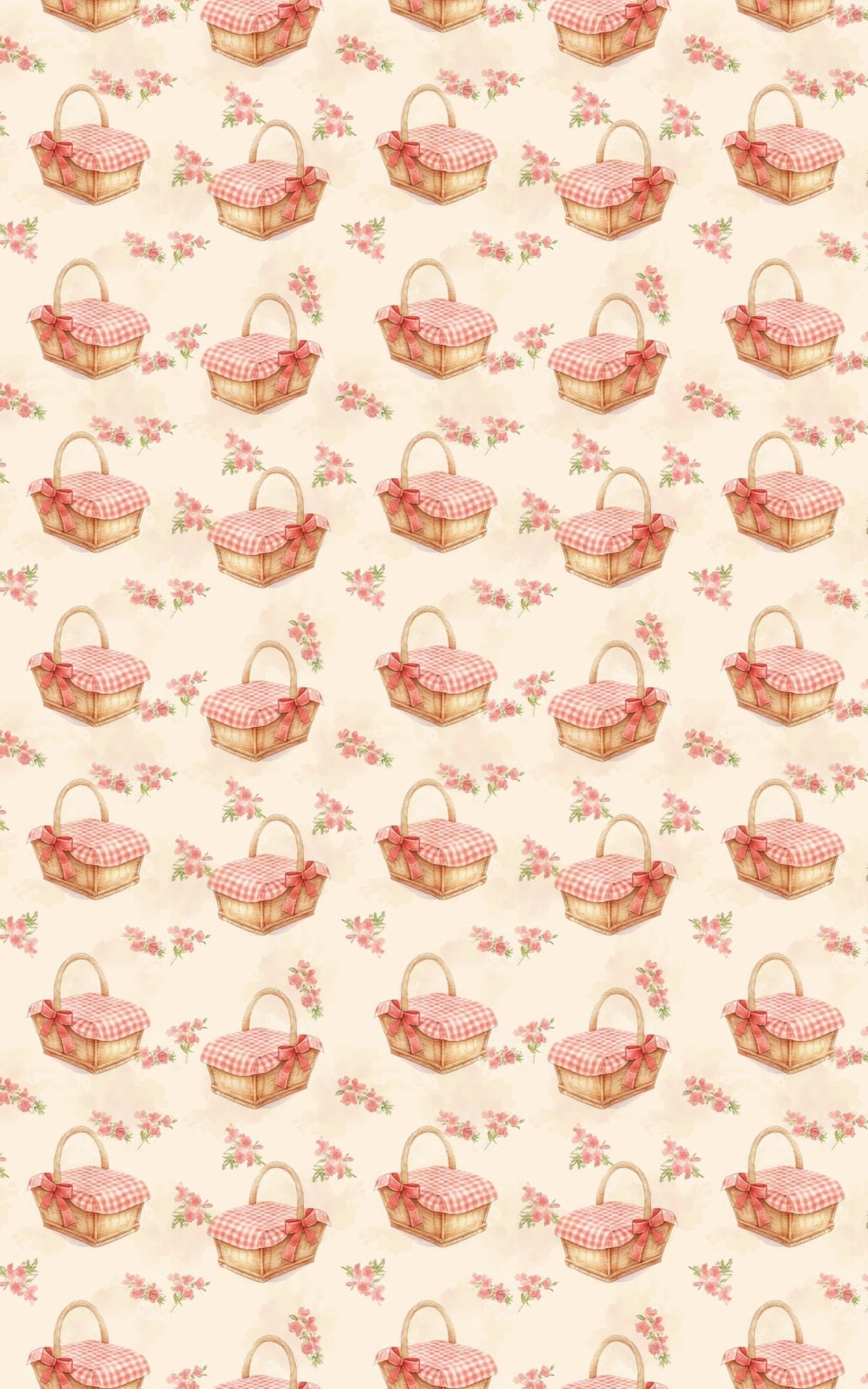 Spring Picnic Basket - London Penny Gift Wrap